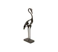 Statuette Héron Métal Shilo 47cm Marron