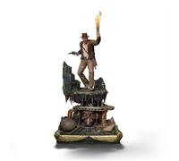 Statuette - IRON STUDIOS - Indiana Jones - Art Scale Deluxe 1/10 - 40 cm - Multicolore - Intérieur