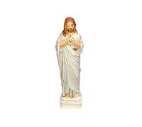 Statuette Jésus Christ Sacré coeur beige