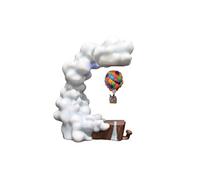 Statuette Lumineuse LA-HAUT- Maison en Levitation - Hauteur 29 cm - Largeur 24 cm - Profondeur 14.5 cm