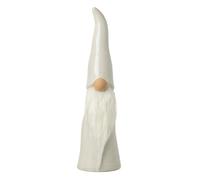 Statuette Lutin "Chapeau Pointu" 40cm Gris Clair Gris