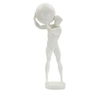 Statuette Mauro Ferretti Atlas Blanc 18x12,5x50 cm