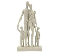 Statuette en polyrésine Family stons 16 x 8 x 30.5 cm.