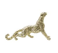 Statuette Mauro Ferretti Leopardo Points Doré 33x7,7x19,5 cm