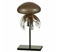 Statuette Méduse Verre Marron