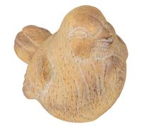 Statuette Oiseau Déco Extérieure Birdy 18cm Beige