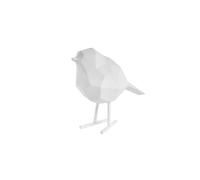 Statuette polyrésine Present Time Bird Small Blanc 13,5x17x7,5 cm