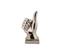 Statuette Present Time Okay Argenté 8x20,8 cm