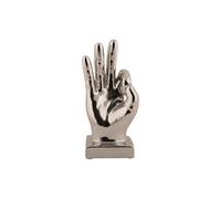 Statuette Present Time Perfecto Argenté 7,5x21 cm