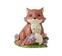 Statuette Renard par Jim Shore MARRON G