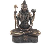 Statuette - Shiva - Bronze - 21 cm - Polyresine - Objets décoratifs