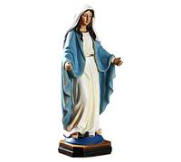 Statuette Vierge Marie Sainte Marie Figurine décorative Figurine Mère Dieu Marie Lourdes - Résine Sculpture 22,4 x 7,1 cm