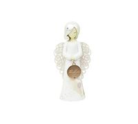 ENESCO Statuette You Are An Angel Thank You - Largeur 6 cm x Hauteur 12,5 cm x Profondeur 4.5 cm BLANC G
