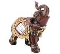 Statuettes d'éléphant en résine, Elephant Decoration, Statues D'éléphant Feng Shui,Éléphant Statue, Sculpture Chanceux Statue d'éléphant de Feng Shui Figurine de Richesse pour Cadeau de Décoration