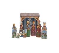 Statuettes et crèche Jim Shore - Nativité - 9 éléments