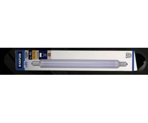 Status 6SLSTWS15P1B6 Bande LED 6 W, 284 mm, blanc chaud 3000 K, 510 lumens, culot S15, couvercle perlé, tube LED à économie d'énergie pour cuisine, sous armoire, utilitaire et éclairage de travail