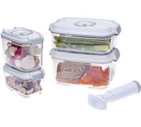 STATUS Set de 5 pots sous vide, 157530, blanc