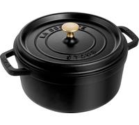 Staub 1102425/40500-241-0 Casserole avec couvercle, fonte/aluminium, 24 cm de diamètre, compatible induction