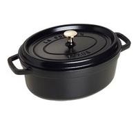 Staub Cocotte en fonte ovale 40509-315-0 29 cm 4,25 L Noir mat