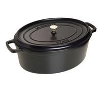 Staub Cocotte La Cocotte 41 cm ovale noir mat fonte