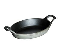 STAUB Plat à four ovale en fonte Staub 15 cm Gris graphite