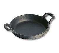 STAUB 1301623 PLAT ROND EMPILABLE FONTE NOIR 16 CM Noir G