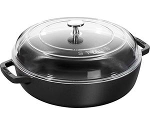 Staub 40501-036-0 Sauteuse en Fonte Noir 28 cm