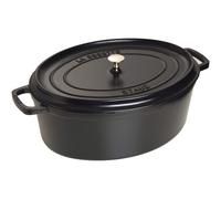 STAUB Cocotte en fonte ovale Staub 4.2 l noir