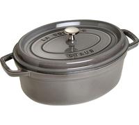Staub 40509-317-0 Staub La Cocotte 29cm oval Graphit-grau, Gusseisen
