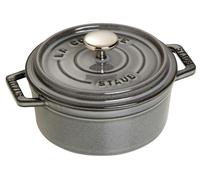 Staub 40509-474-0 Staub Cocotte 12cm rund Graphit-grau, Gusseisen