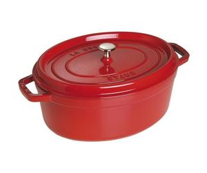 STAUB 405098720 - Cocotte ovale - Ø 33 cm - Cerise