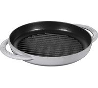 Staub Grils Pure Gril 23 cm, Rond(e), Gris graphite, Fonte