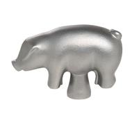 STAUB Accessoire Bouton Animal Cochon, Acier Inoxydable, 6 x 2 x 4 cm, Gris