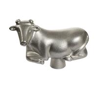 Staub Poignée de couvercle Vache - Acier inoxydable, Argenté, 6 x 2 x 4 cm