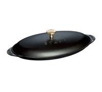STAUB Plat à poisson ovale Staub en fonte noir