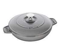 STAUB Assiette Chaude en Fonte, Ronde, 20 cm, 0,75 L, Gris Graphite