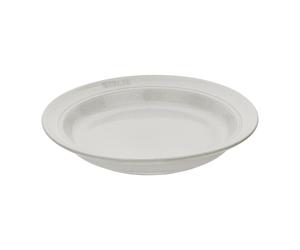 STAUB Assiette creuse Staub New White Truffle Ø24 cm