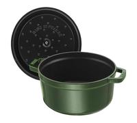 Staub – Cocotte ronde en fonte – La Cocotte – 2,6 L (Ø 22 cm) – Basilic vert