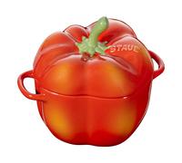 Staub Mini cocotte céramique Paprika 0,47 L Orange-rouge