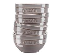 Bol 400 ml, set de 4, gris, céramique, Staub