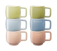 Staub Ceramique Mugs macaron 100 ml / 6-pcs