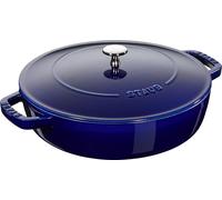 STAUB, cocotte à braiser, modèle Chistera, 28 cm, 3,7 L, compatible induction, système de régulation de l'arôme