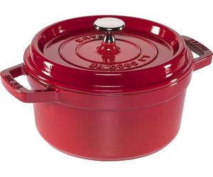 STAUB - Cocotte avec couvercle - 20 cm - 2.2 L - ronde - Cherry Red