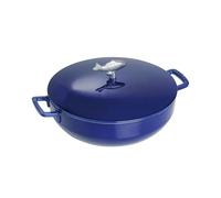 Staub Cocotte en fonte Bouillabaisse 28 cm rond Bleu foncé