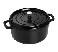 Staub Cocotte en fonte ronde Ø 24 cm 3,7 L Noir