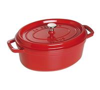 STAUB Cocotte en Fonte, Ovale, Ø 29 cm, 4,25 L, Cerise
