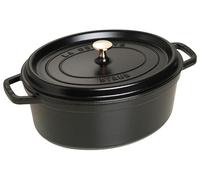 STAUB Cocotte en Fonte, Ovale, Ø 33 cm, 6,7 L, Noir Mat