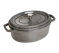 Staub Cocotte ovale 405093170 – Ø 29 cm – Gris graphite