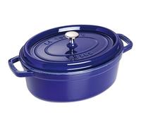 STAUB Cocotte en Fonte, Ovale, 29 cm, 4,25 L, Bleu Intense