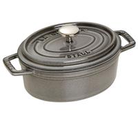 Staub Cocotte en fonte, ovale gris graphite 15 cm